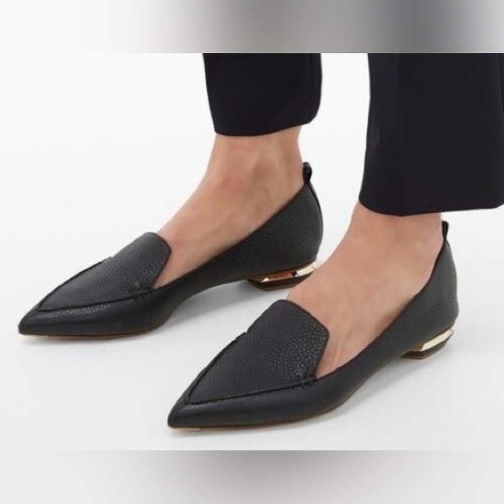 Nicholas Kirkwood Elegant Black Loafers